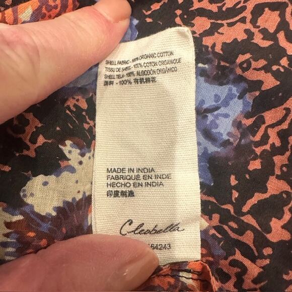 Cleobella Ryla Organic Cotton Print Sleeveless Halter Neck Top Size: XS - Picture 9 of 9